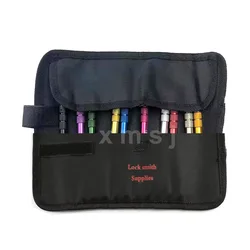12pcs Tool Honest Lock Smith Supplier Tool with Colorful Handle Professional Civil Kaba PickSet Tools