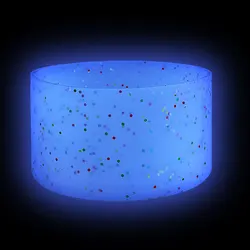 Geedyn Glow-in-the-dark silicone boot covers, non-slip tops, tumbler protective covers, pet water bowls, silicone bottle covers