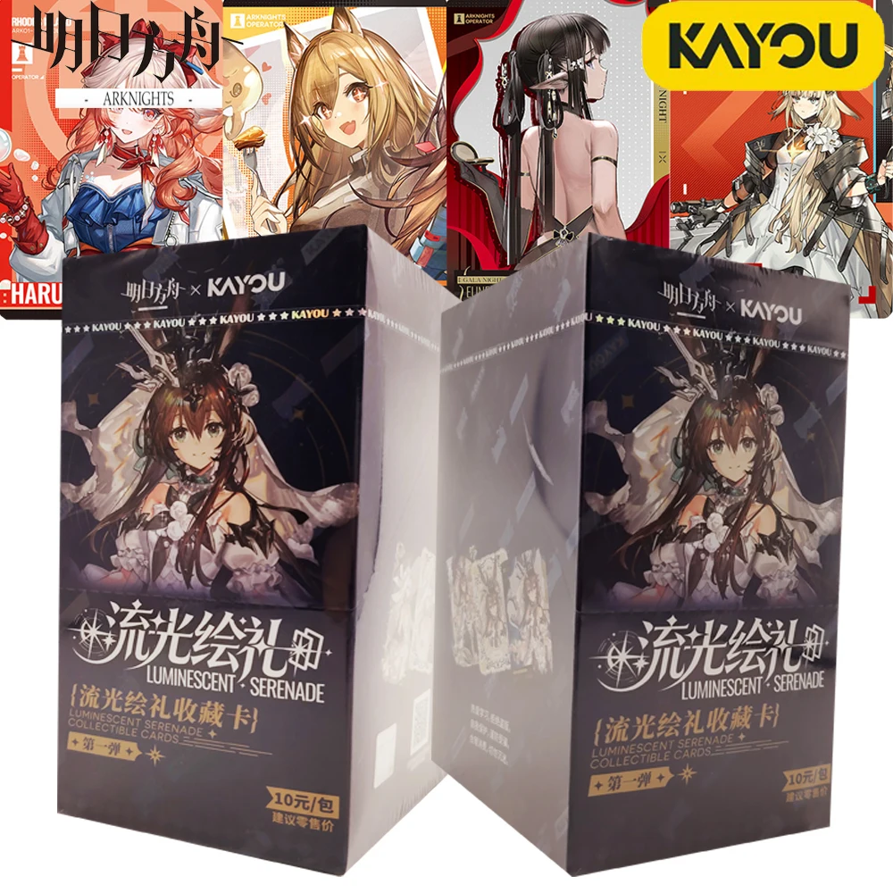 KAYOU Genuine Official Arknights Collection Card Adolescent Favorite Tower Defense Strategy Game IP Exquisite Fashion Peripheral