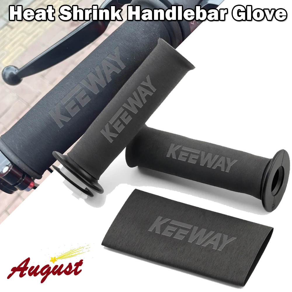 For Keeway Hurricane 50 Vieste 300 Zahara Cityblade K-Light Superlight RKR 125 RKS150 Heat Shrinkable Grip Non-slip Rubber Grip