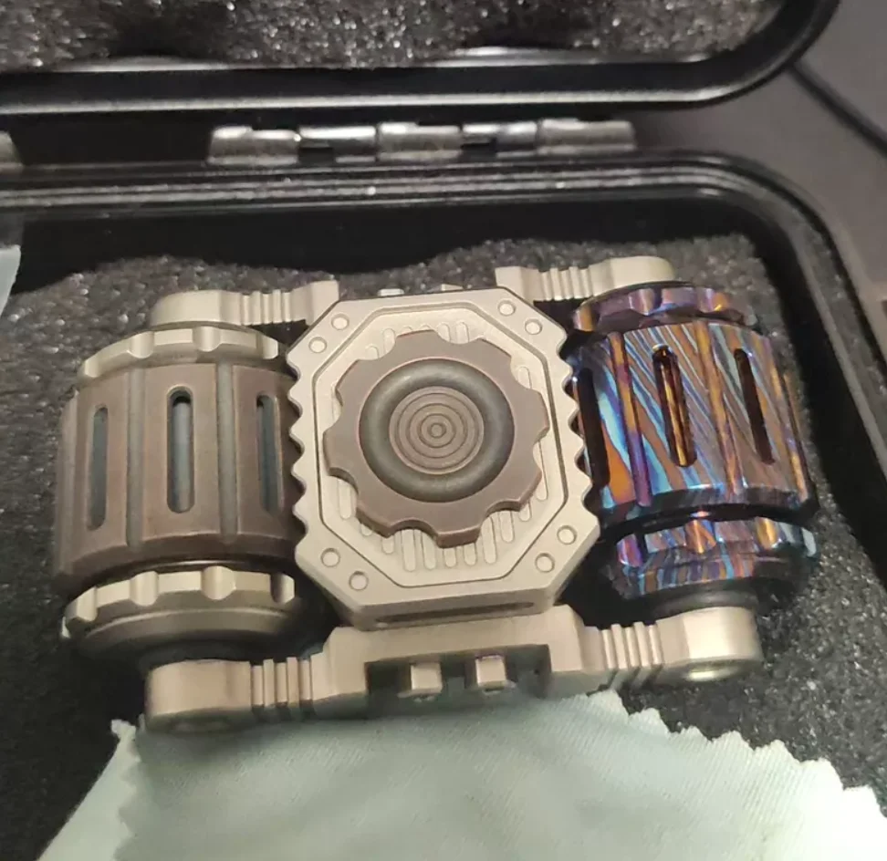 Used EDC B. M Car Titanium Purple Copper spinner Fingertip gyroscope Decompression toys