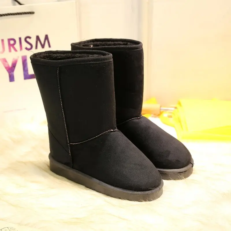 2023 boots fashion all the way thin and leg long autumn and winter new cashmere thickened warm and fashionable