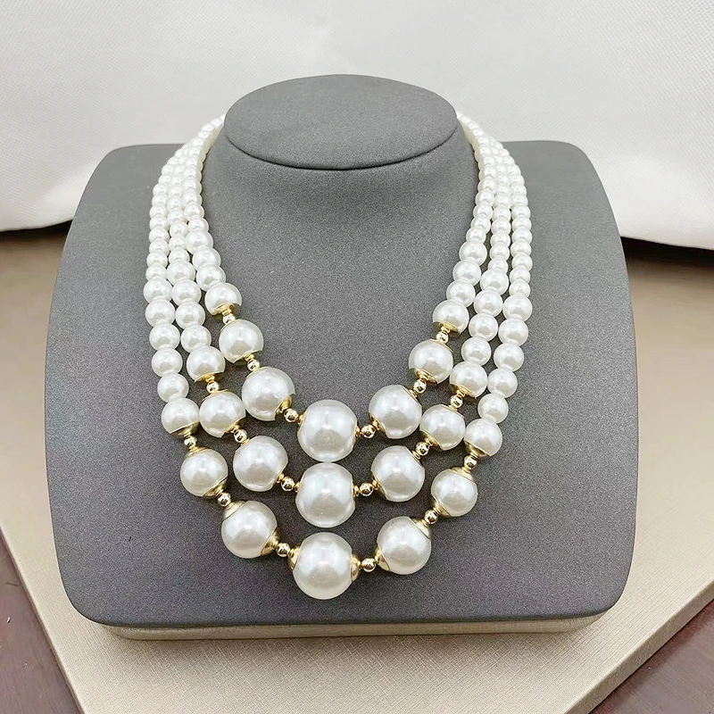 fnaf Piercing Beads Short Pearl Necklace 2 Rupee Items Clavicle Necklaces For Women Collares Para Mujer Dropshipping Center