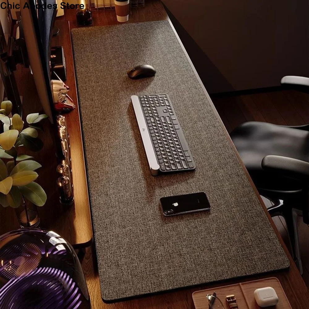 Waterproof Computer Desk Mat Non-Slip Large Mouse Pad Minimalist Durable Desktop Protection Mat Writing Desk