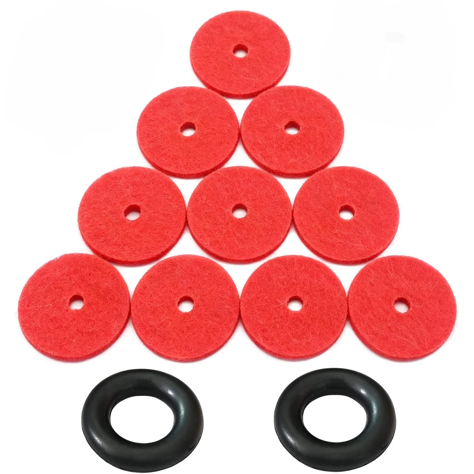 10 Universal Sewing Machine Spool Pin Thread Felt Pads + 2 Bobbin Winder Tire For Kenmore, Singer Treadle Models Accessories