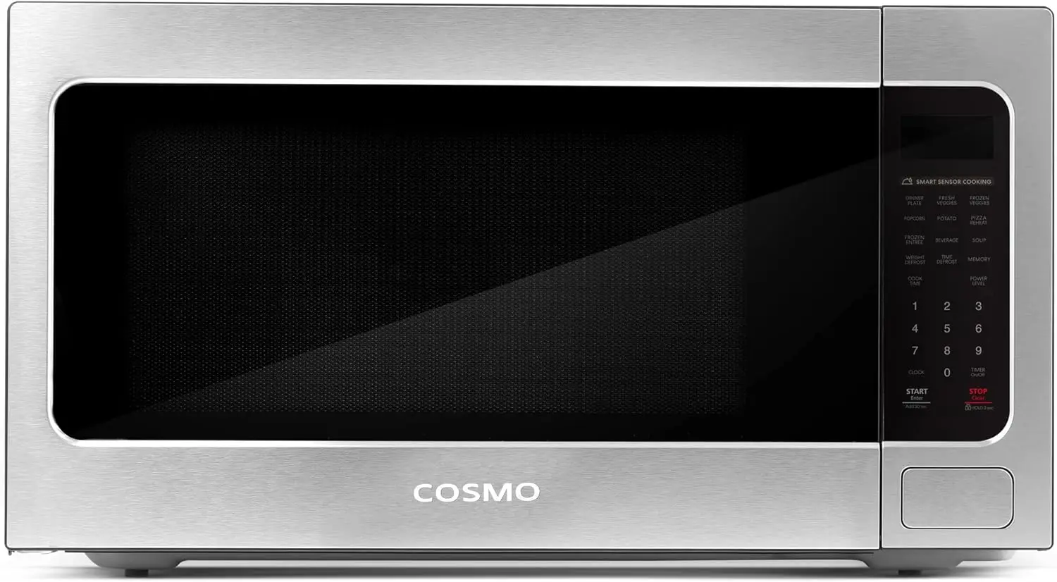 BIM22SSB Countertop Microwave Oven with Smart Sensor, Touch Presets, 1200W & 2.2 cu. ft. Capacity, 24 inch, Stainless