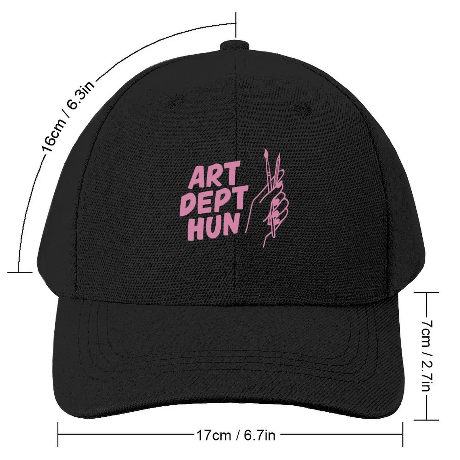 Pink Art Dept Hun Hand Baseball Cap cute Snapback Cap Uv Protection Solar Hat Custom Cap For Man Women's