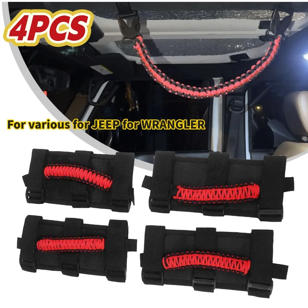 

4 шт./автомобиль/внутренняя крыша/защитная ручка/потолочный подлокотник, перила, ручка для крыши, различные для JEEP, WRANGLER