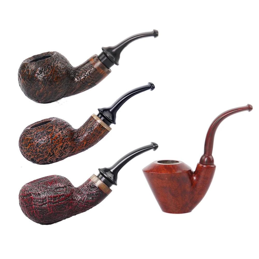 

Handmade Apple Briar Wood Pipe, Fit for 3mm Filter Free Smoking Tools, Best Gifts for Smoker