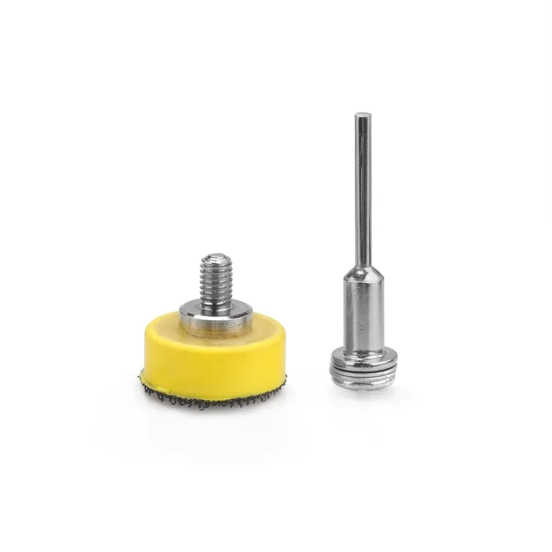 100pcs 25mm Sanding Discs  + 3mm Shank Set For Polishing Tools