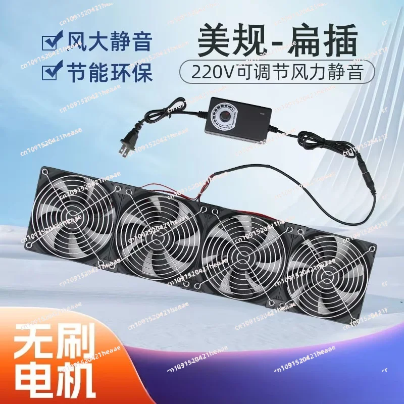 Suitable forNo Installation Ventilation Fan Exhaust Fan  Window Exhaust Fan No Punching Powerful Silent Smoke，