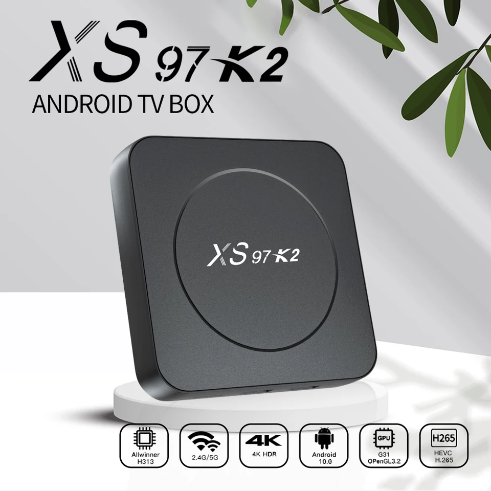 XS97 K2 Android 10.0 Smart TV Box Allwinner H313 Quad Core 2G 8G
