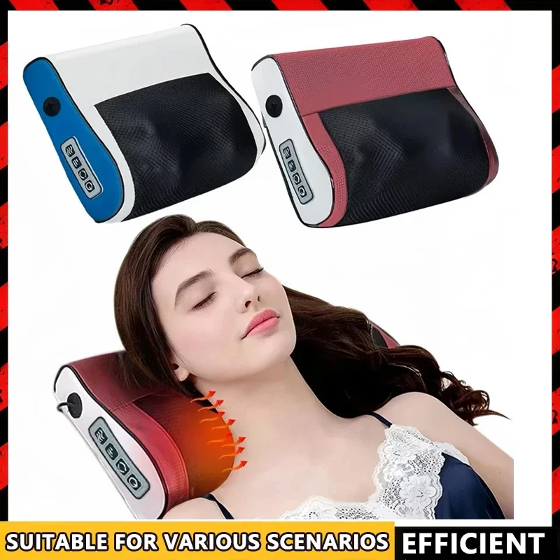 

Multi Functional Neck and Shoulder Massager, a Household Neck and Back Kneading Tool with 6 Adjustable Hot Compress Massage Func