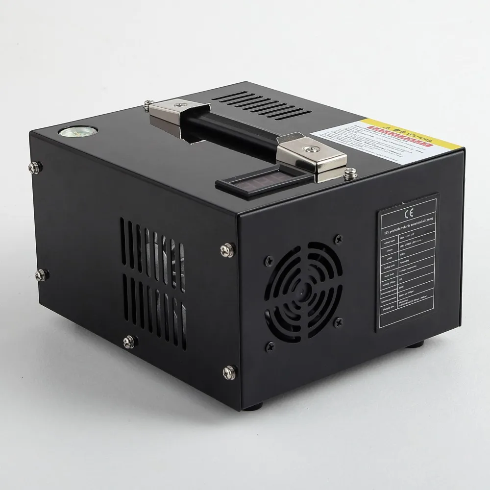 รถ 12V ไฟฟ้าแรงดันสูง Inflator 30Mpa 220 V/110 V แบบพกพากลางแจ้ง Compressed Air ปั๊ม Submersible หายใจปั๊ม 4500psi