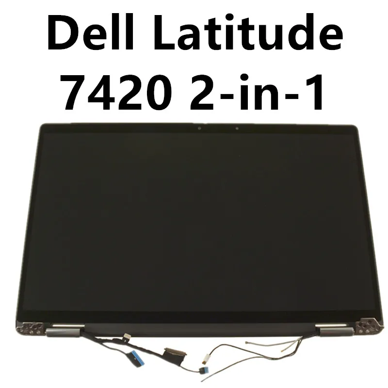 

14 inch For Dell Latitude 7420 2-in-1 Laptop Display LCD Touch Screen Digitizer Assembly Upper Part FHD 1920x1080 Touchscreen