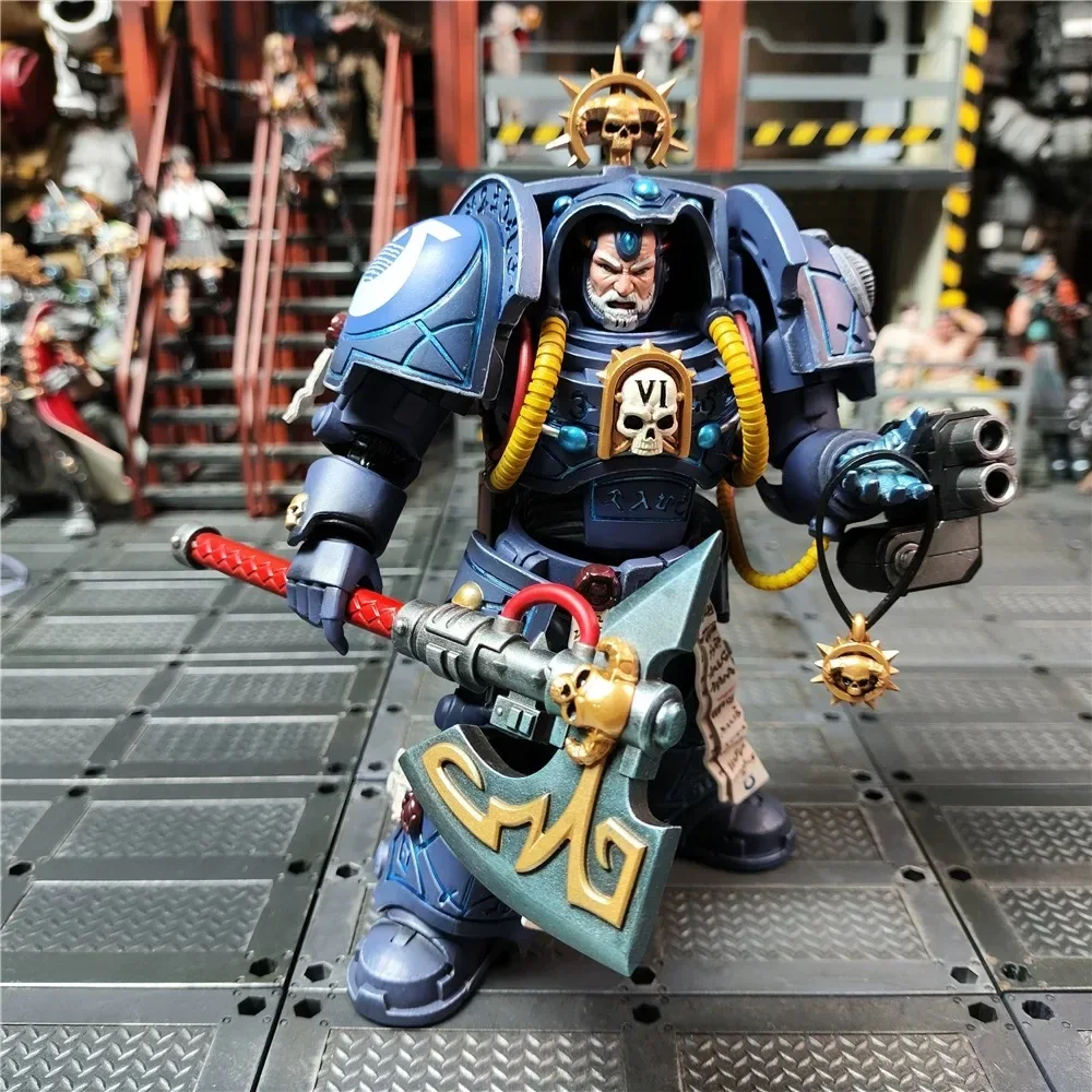 

【24 Hours Delivery】JOYTOY 40K Ultramarine Terminator Armor Think Tank Armor 1/18 Action Figure