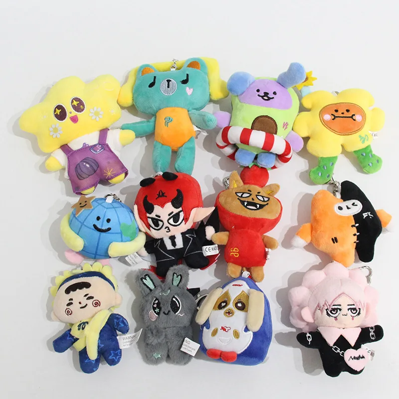 Thailand GMMTV CP Plüsch-Schlüsselanhänger Cartoon Niedlicher Anhänger mit PP-Baumwollfüllung JAIDEE BABII WIN ForceBook AouBoom Fans Geburtstagsgeschenk