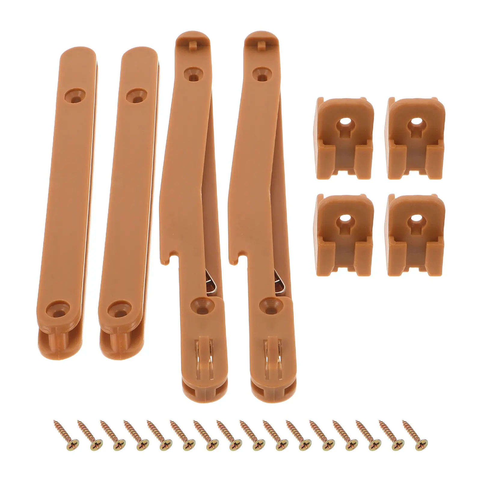 2Sets Crib Fence Plastic Connector Adjustable Rail Lifting Hardware Accessories DIY Baby Crib Rail Replacement Cabinet Parts