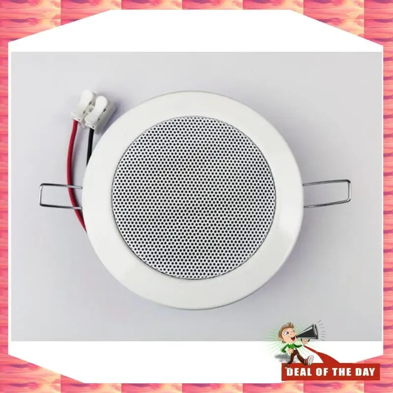 Entrega em 24 horas Banheiro 3 Polegadas 8Ohm 6W Alto-falante de teto passivo Alto-falante de teto de 3 polegadas Alto-falante de teto pequeno