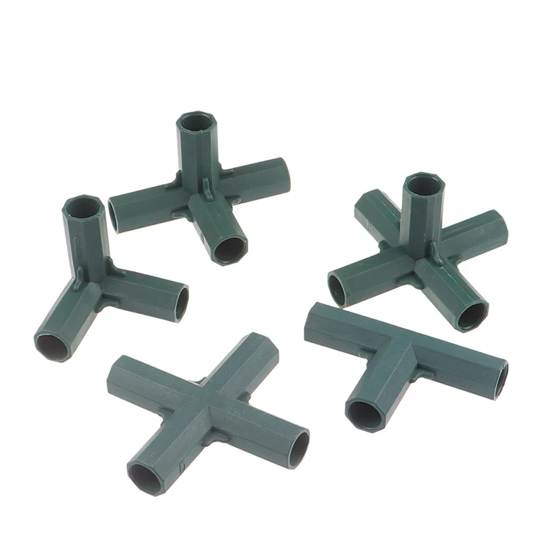 16MM PVC Fitting Stable Support Heavy Duty Greenhouse Frame Building Connector Made Of High Quality Plastic Material