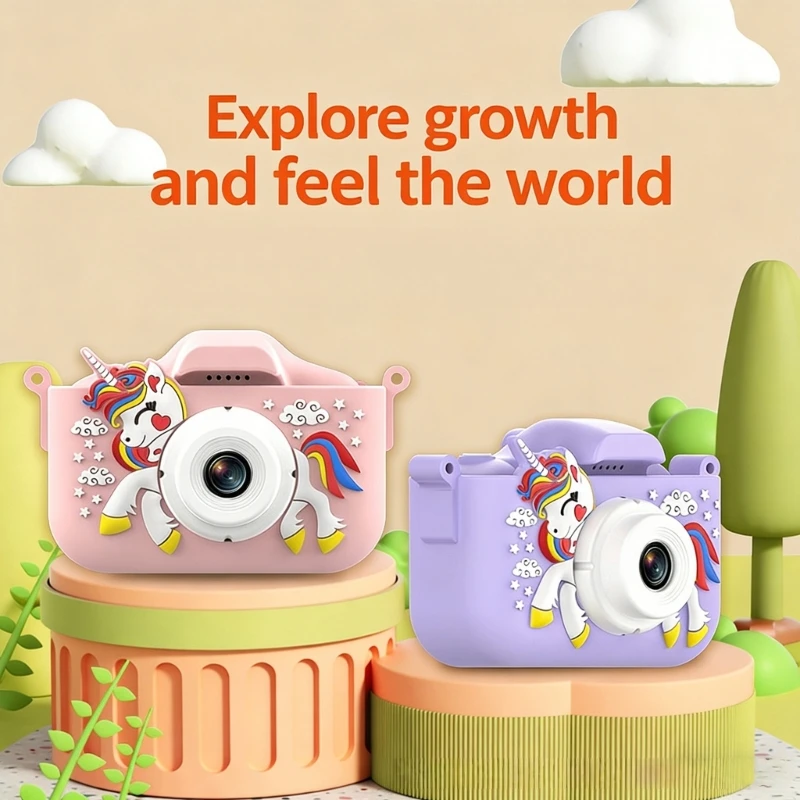 Rechargeable Kids Camera Toy With High Definition Video Photo Early Educational Digital Camera Toy For Preschoolers 15UB