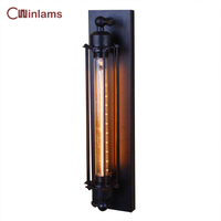 Loft American Industrial Wind Wall Lamp Retro Creative Wall Lamp Edison Bulb 40w E27 Bar Cafe Restaurant Bedside Wall Sconce