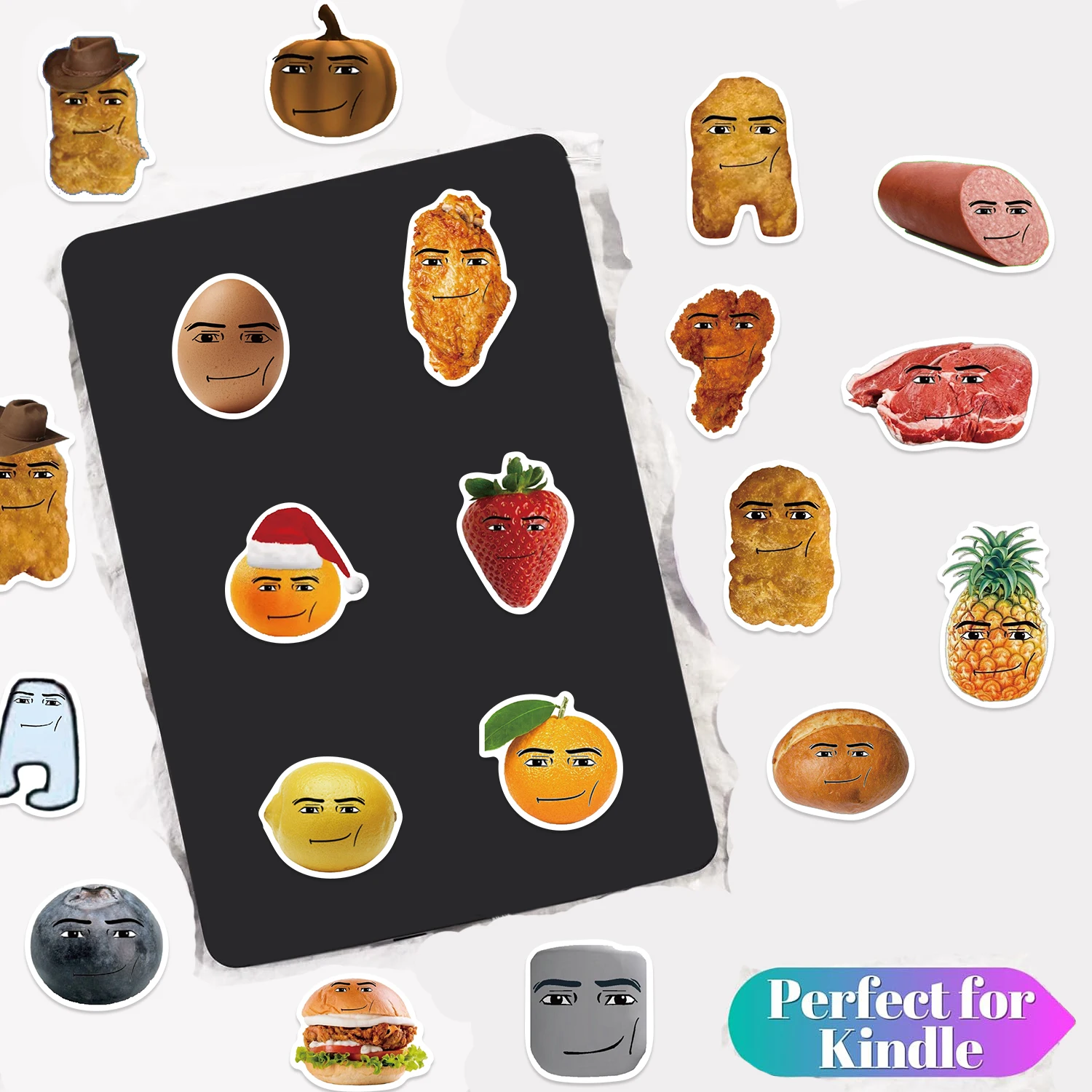 56/118 قطعة مضحك الفائز ابتسامة الدجاج الكتلة ميمي ملصقات ملصقات الزخرفية ل قضية الهاتف المحمول دفتر اللوحي كوب ماء