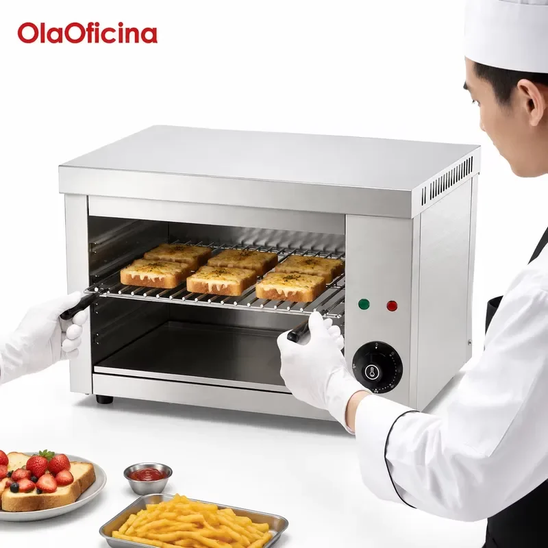 Commercial Electric Salamander Grill Stainless Steel Cheese Melter for Restaurant Kitchen HC-936 HC-937 HD-938