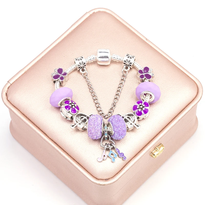 Cute cartoon anime bracelet, Music symbol accessories spicy girl style bracelet, cross-border accessory bracelet for women ﻿