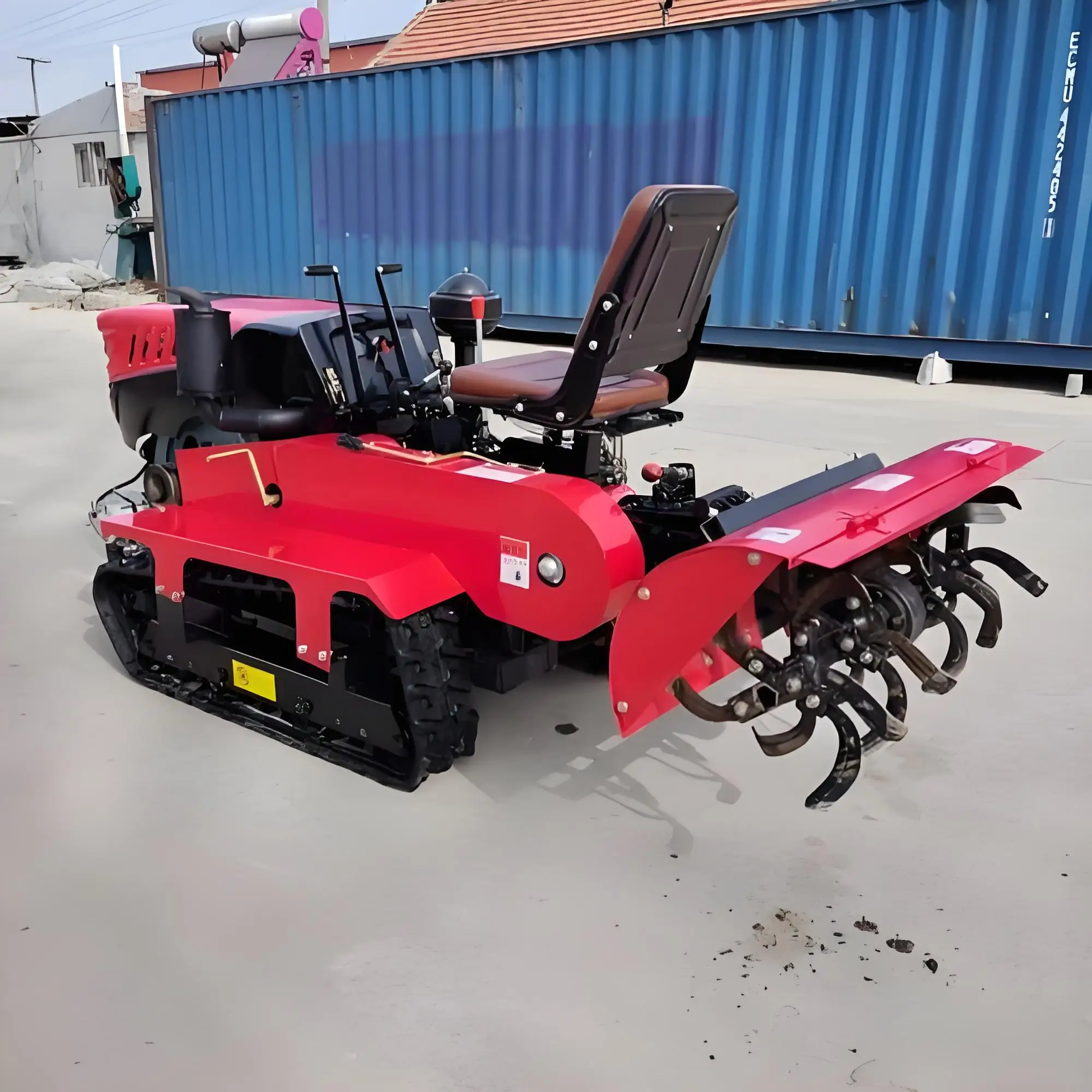 Quick Delivery Amphibious Rotary Tiller Machine 35 HP Rice Field Farm Rotary Tiller Multifunctional Diesel Power Rotary Tiller