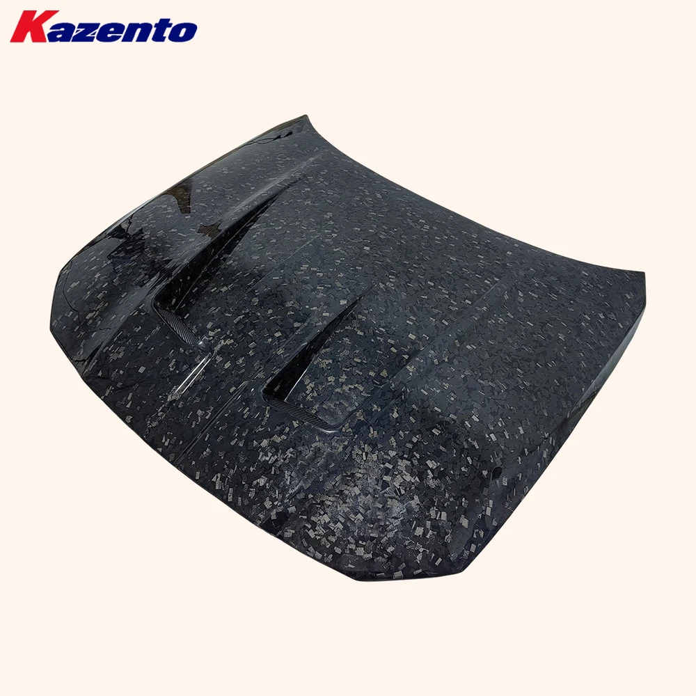 For BMW M3 G80 2020-2024 Forged Carbon Fiber KZ Style Front Vented Cooling Hood( Ocean freight is favorable, welcome to inqury)