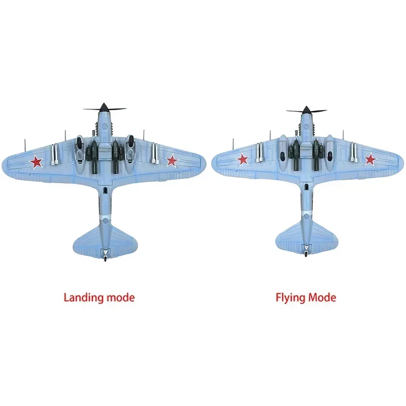 2024New 1/72 Scale Russia Ilyushin IL-2 Shturmovik IL II IL 2 Aircraft Airplane Fighter Replica Model Toy for Display Collection