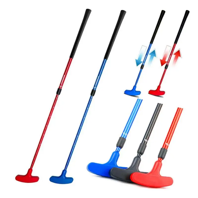 Mini Putter golfowy miotacz wielofunkcyjny teleskopowy antypoślizgowy akcesoria treningowe golfowy dla mężczyzn kobiet dziewcząt