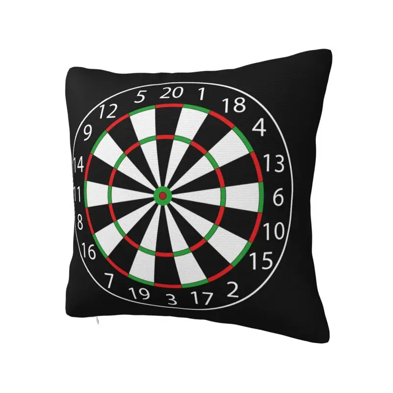 Fashion Darts Board Arrow Target Cushion Covers 40x40cm Velvet Throw Pillow for Sofa Car Square Pillowcase Decoration
