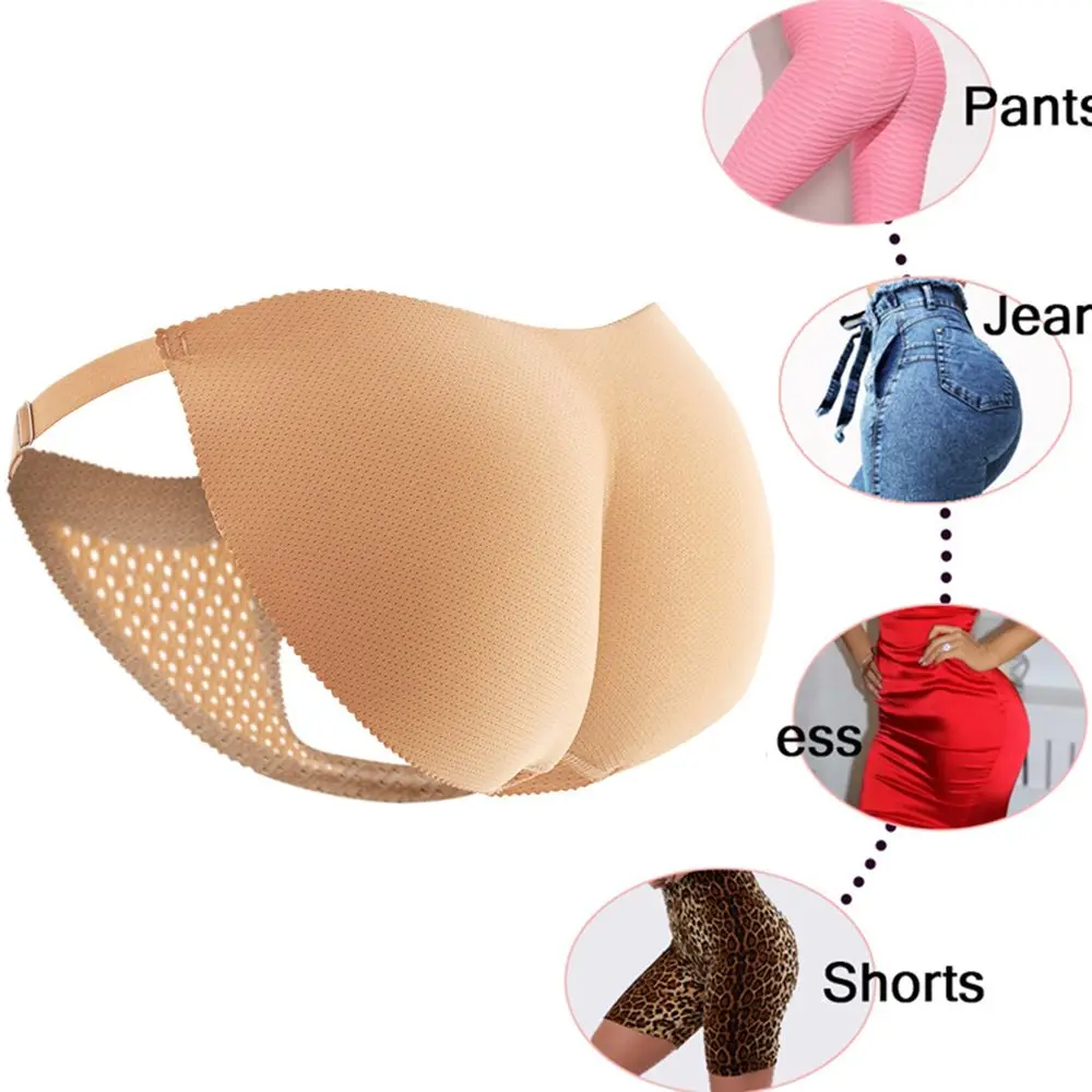 3D Push Up Women Sponge Padded Panties Butt Lifter Three-dimensional Buttocks Fake Ass Briefs Butt Hip Enhancer G-string