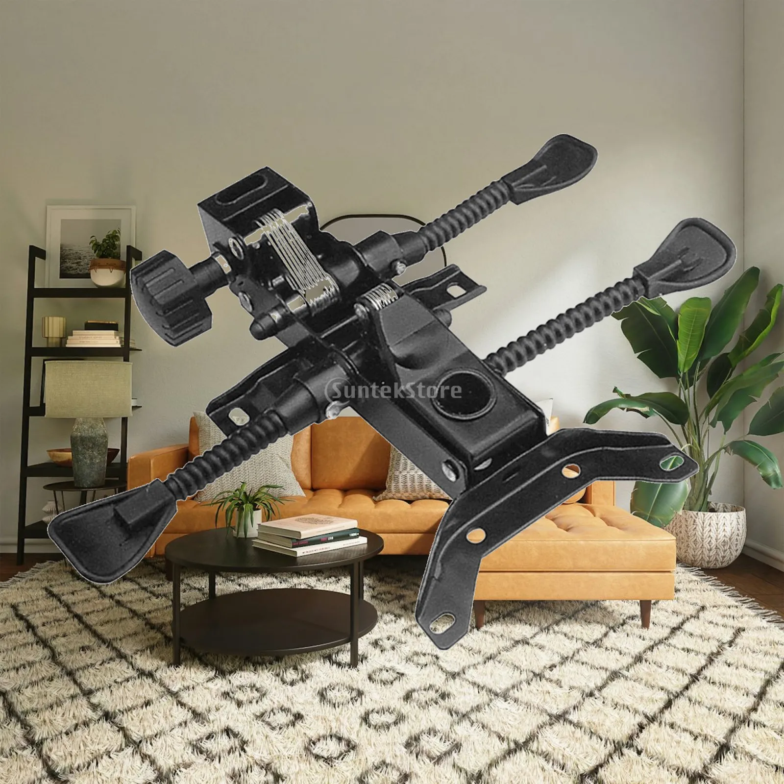 Chair Chassis Steel Heavy Duty Swivel Tilt Adjustable Control Seat for Folding Bar Chair