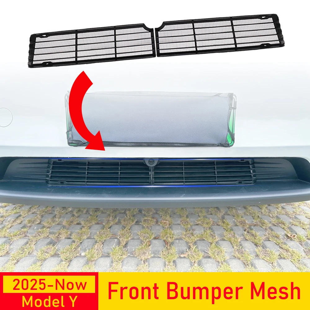 

Для Tesla Model Y Juniper 2025 2026, нижний бампер, сетка от насекомых, пыленепроницаемая внутренняя вентиляционная крышка, решетка, защитная сетка, аксессуары