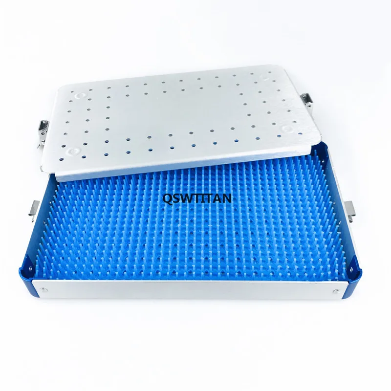 Disinfection tray box Single layer Sterilization box for Ophthalmic/dental surgical instrument