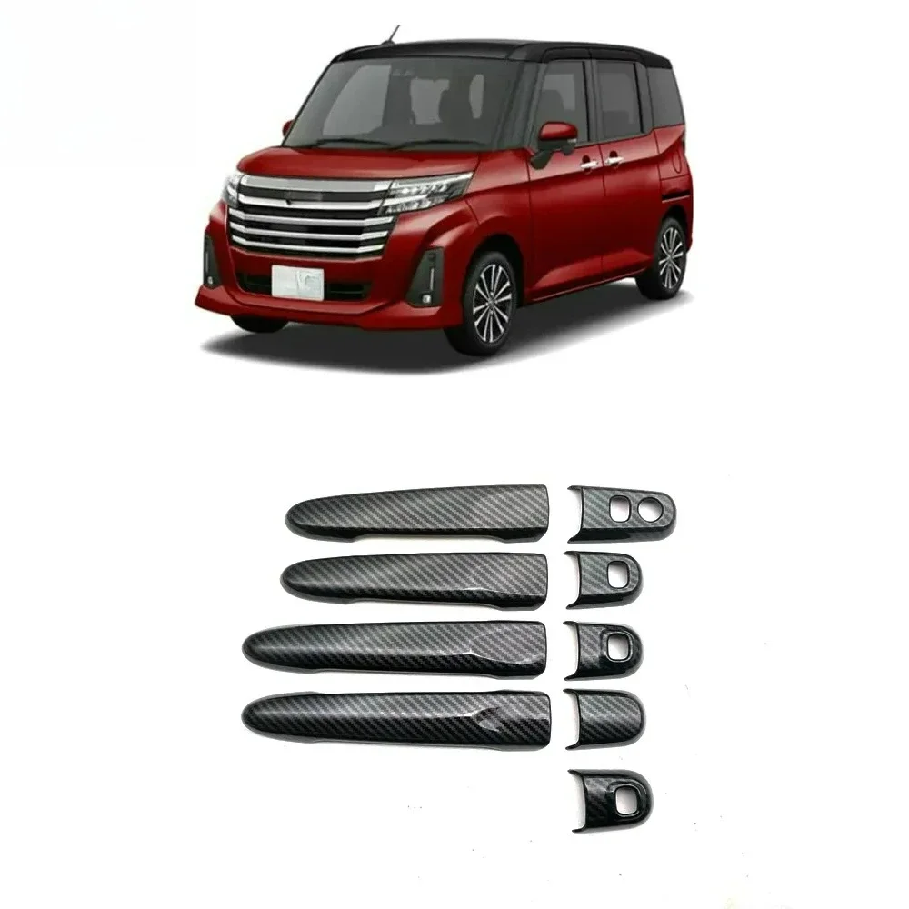 For Toyota TANK /ROOMY 2016-2020 ABS Chrome Exterior Door Handle door bowl Cover Trim Molding Accessories