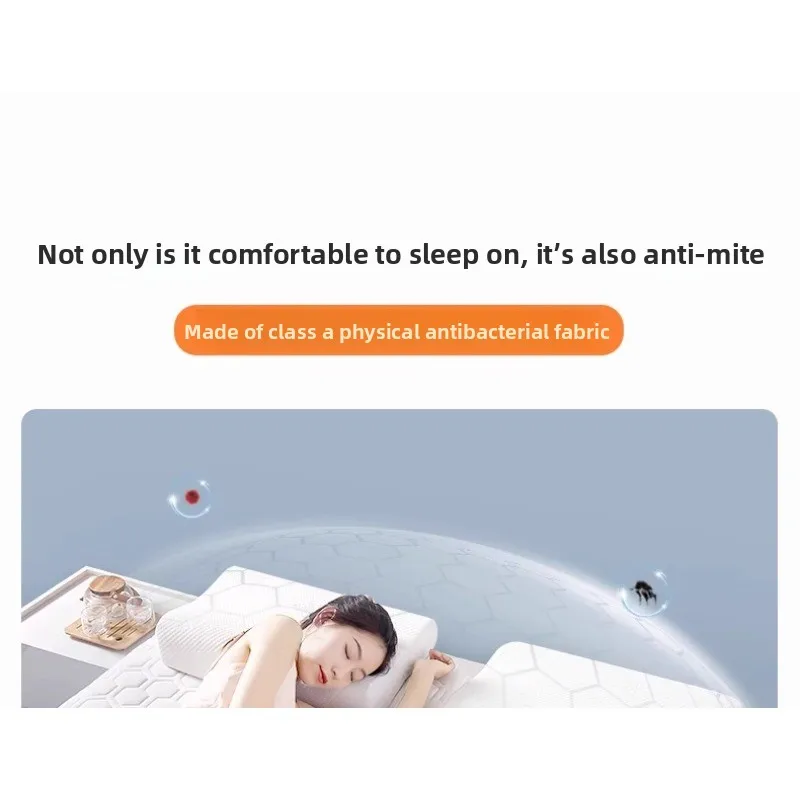 مرتبة سميكة من اللاتكس، وسادة ناعمة، سرير محدد غير قابل للطي للإيجار، مرتبة، وسادة إسفنجية #5