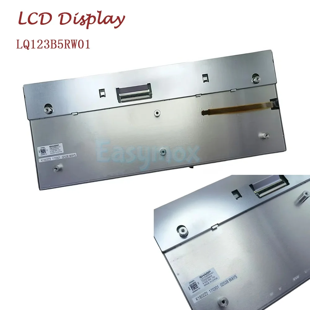 

LQ123B5RW01 12.3 inch LCD Display for Car Instrument Cluster Dashboard Repair Parts
