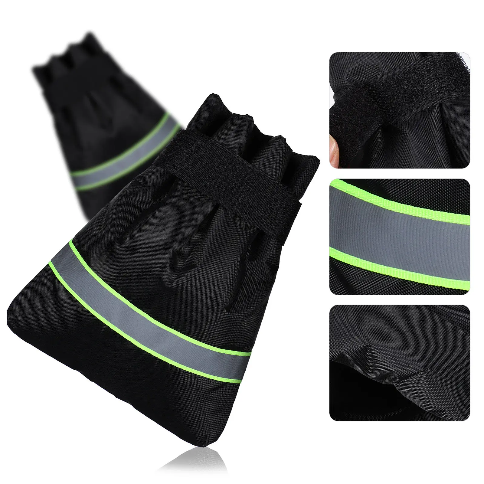 

4Pcs Outdoor Faucet Covers Thick Winter Tap Protectors Full Coverage Frost Rain Wind Snow Protection Tap Covers