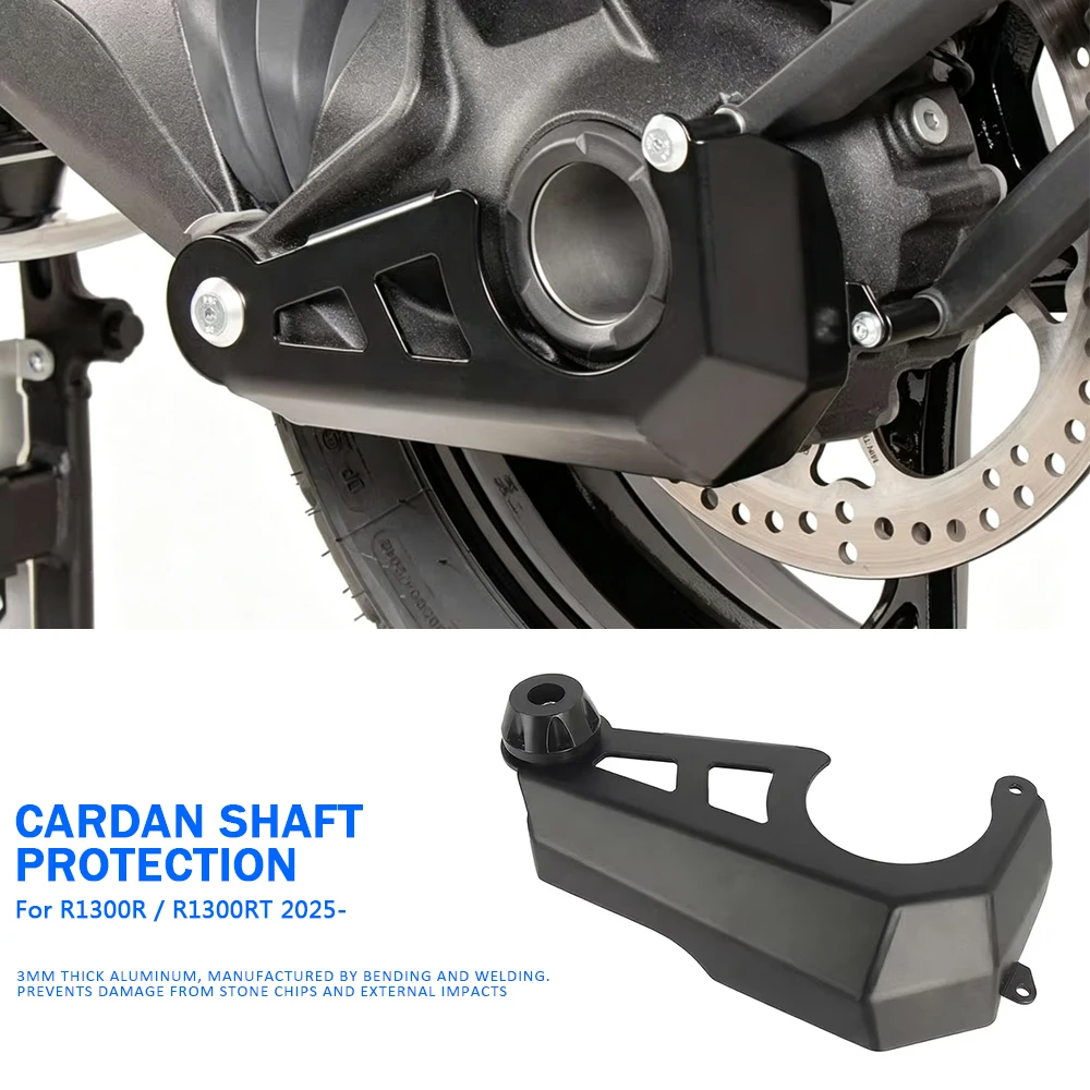 Final Drive Protection Cover CNC Aluminum Rear Drive Shaft Guard Crash Protector Mod Parts 2026 For BMW R1300R R1300RT 2025-