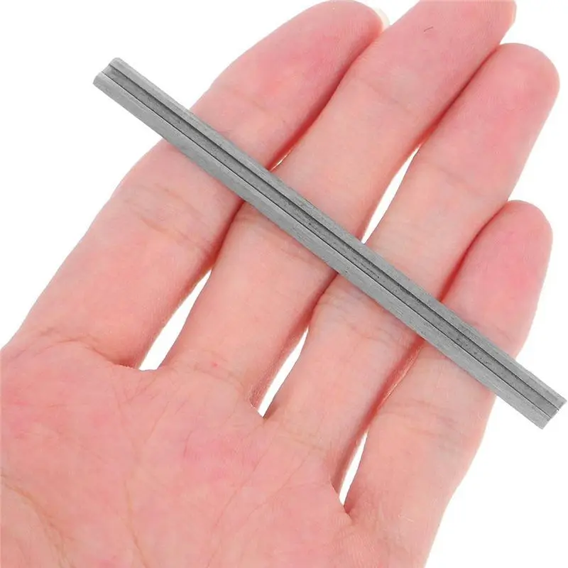 Lightweight High-Speed Steel Electric Planer Blade Set-10Pcs 82X5.5X1.1Mm For Woodworking Projects
