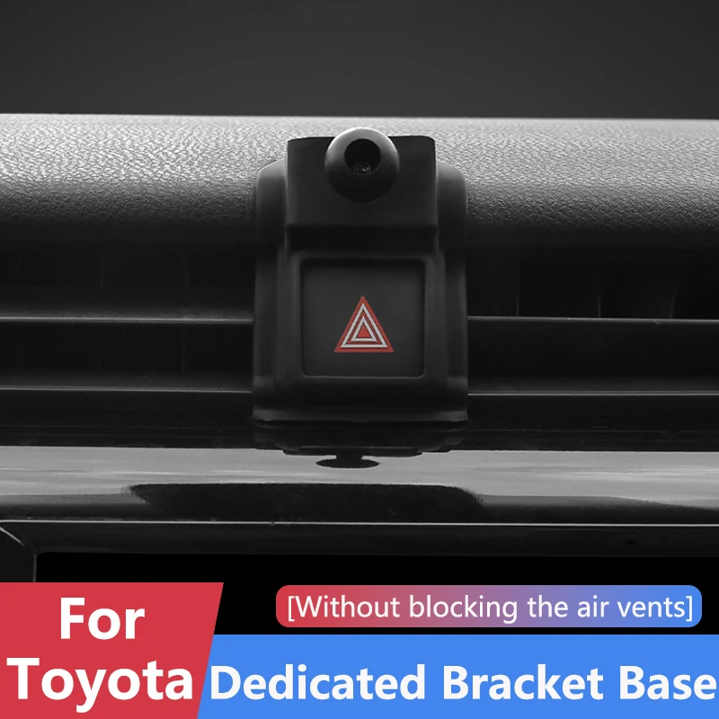 Auto Handy halter dedizierte Halterungen Halterung Basis drehbare Unterstützung Zubehör für Toyota chr Corolla Rav4 Camry Prado