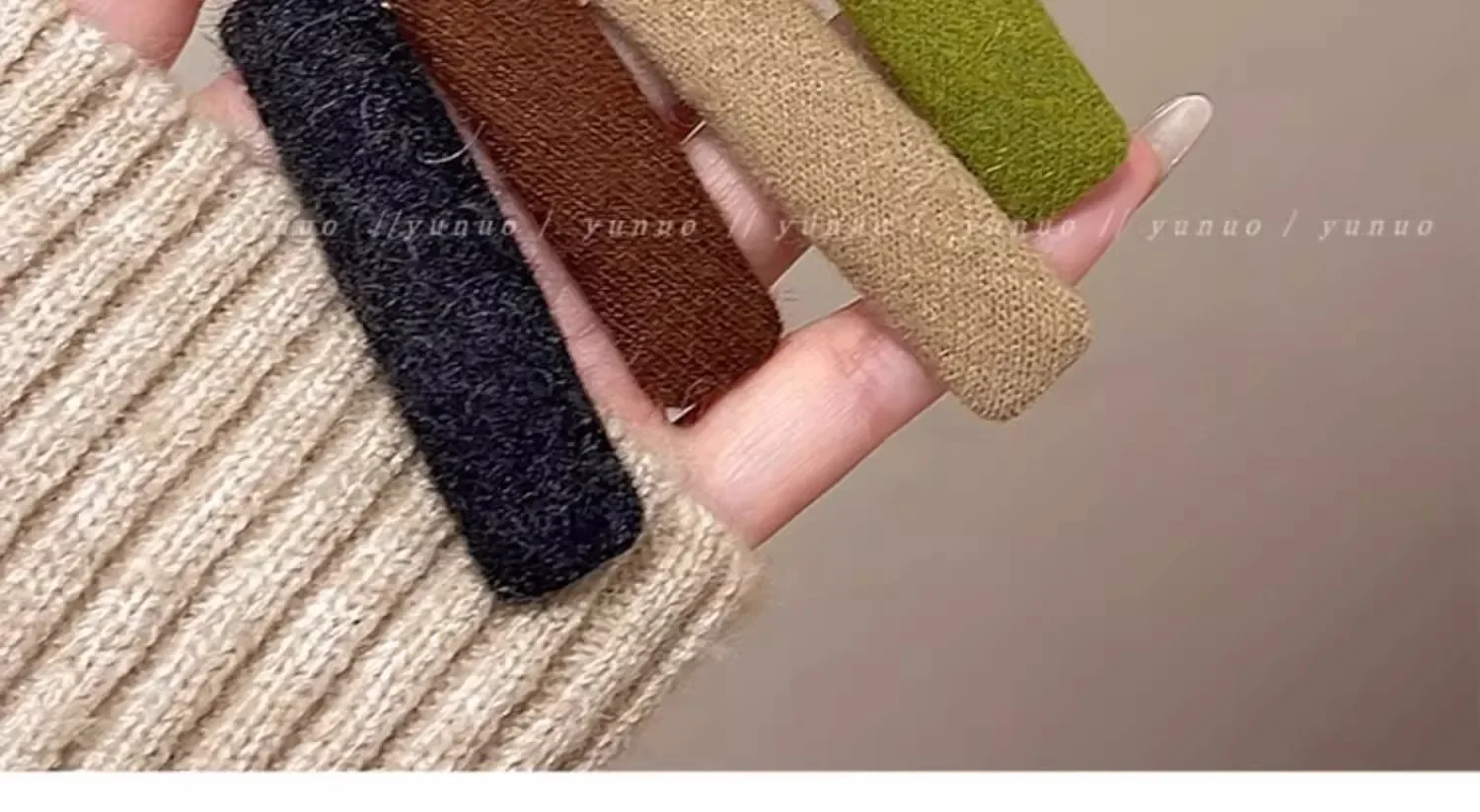 1 Paar nordische, minimalistische Samt-Haarnadeln mit Vintage-Motiv, geeignet für den täglichen Pendelverkehr, romantisches Dating, als Temperament-Kopfbedeckung – Detail 15