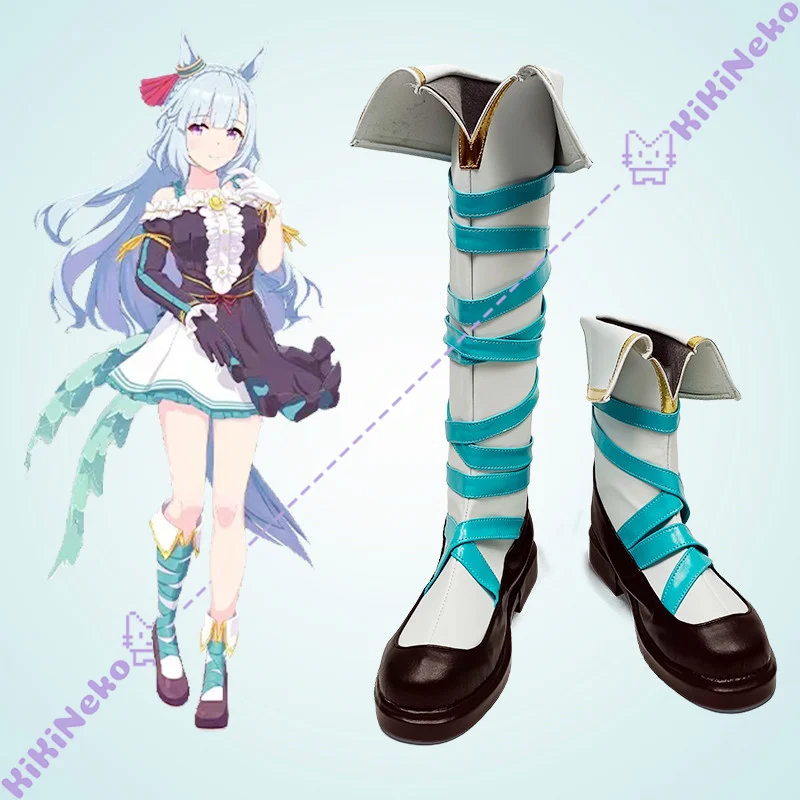 

Game Pretty Derby Mejiro Ardan Cosplay Shoes Boots Unbreakable Glass For Hallowmas Party Adult Women Men