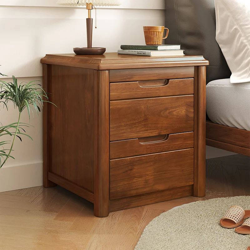 

Solid wood bedside tables, bedroom creative bedside tables, simple modern storage cabinets