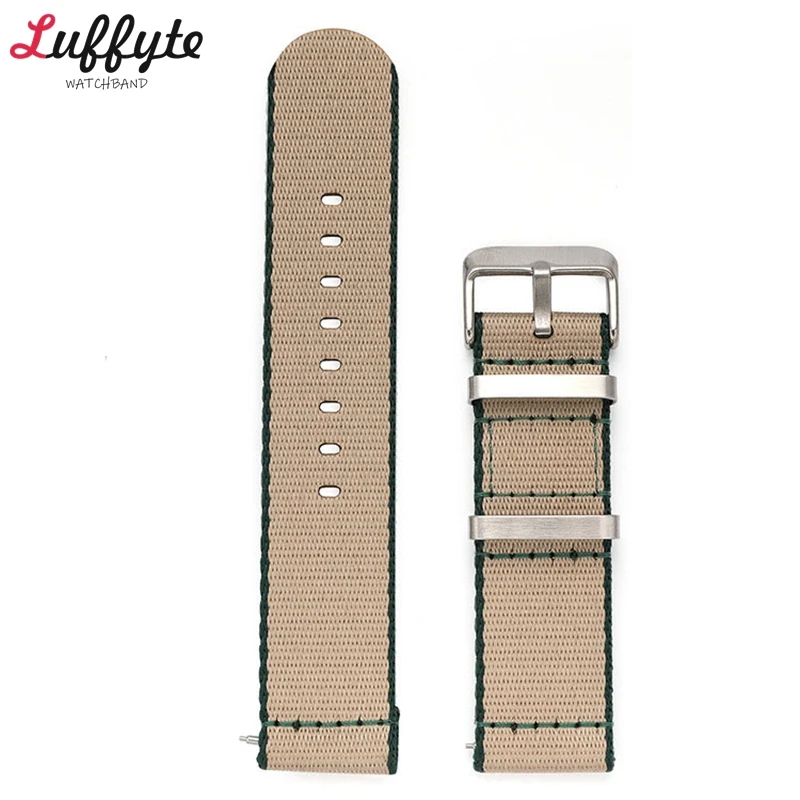 20mm 22mm Quick Release Canvas Sport Watchband Watch Accessories Colorful Nylon Weave Strap