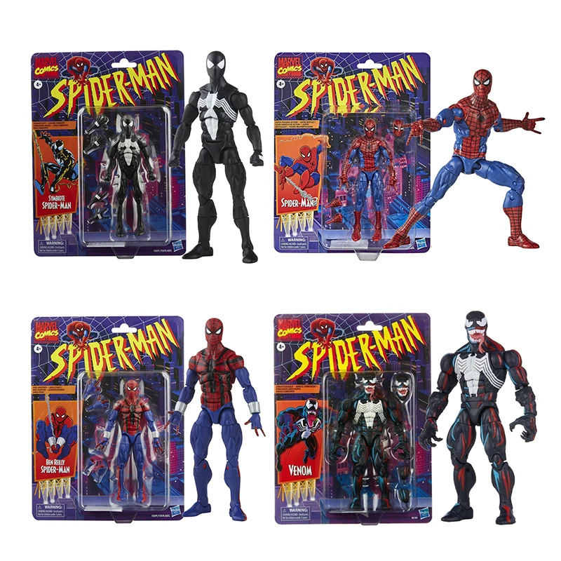 Anime Legends Symbiote Action Figure Retro Venom Deadpool Figures PVC Model Ben Reilly Toys Gifts